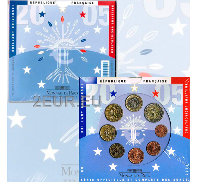 France BU set 2005 - Euro coin set
