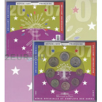 Prantsusmaa BU komplekt 2007 - Euromüntide komplekt