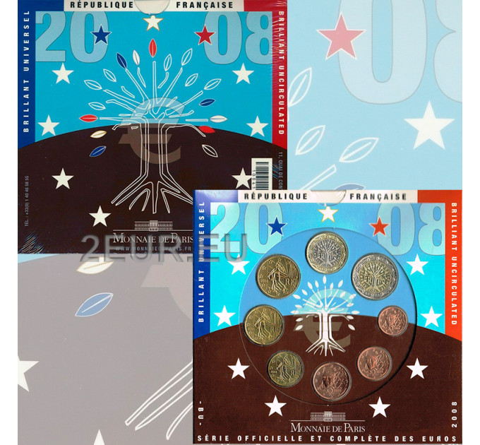 France BU set 2008 - Euro coin set