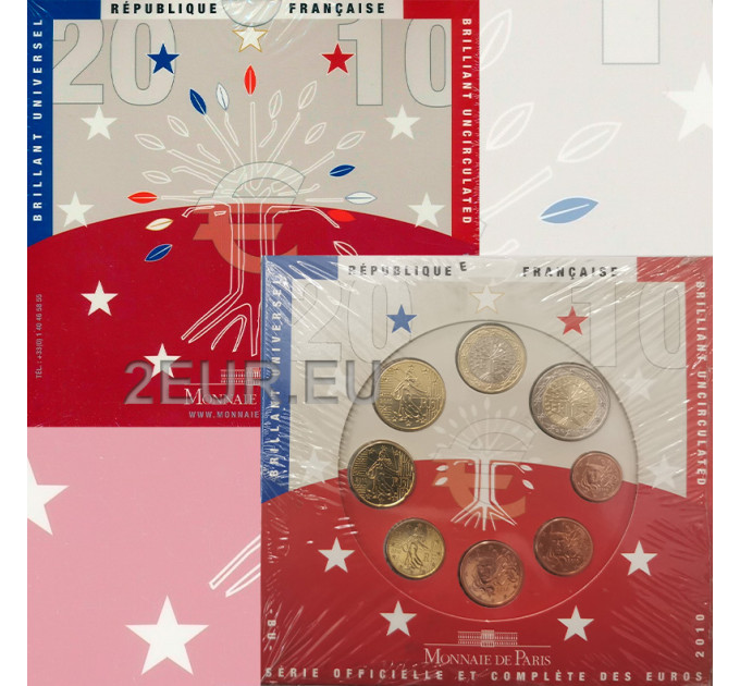 France BU set 2010 - Euro coin set