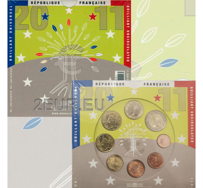 France BU set 2011 - Euro coin set