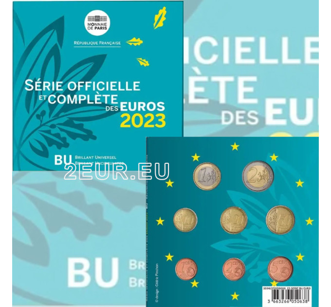 France BU set 2023 - Euro coin set