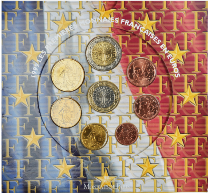 France BU set 1999 - Euro coin set