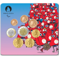 France BU set 2024 - Euro coin set  - Paralympic Mascot