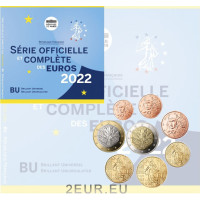 Prantsusmaa BU komplekt 2022 - Euromüntide komplekt