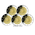 Germany 2 euro UNC 2012 - 10 Years of Euro Cash - ADFGJ