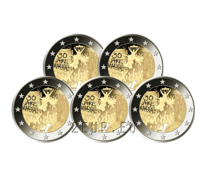 Germany 2 euro UNC 2019 - 30 Years Since the Fall of the Berlin Wall - ADFGJ