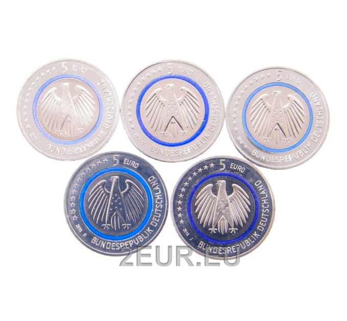 Germany 5 euro UNC 2016 - Planet Earth