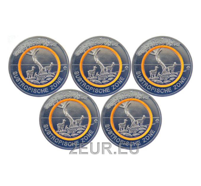 Germany 5 euro UNC 2018 - Subtropical Zone