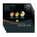 GERMANY SET PROOF 2021 - ADFGJ