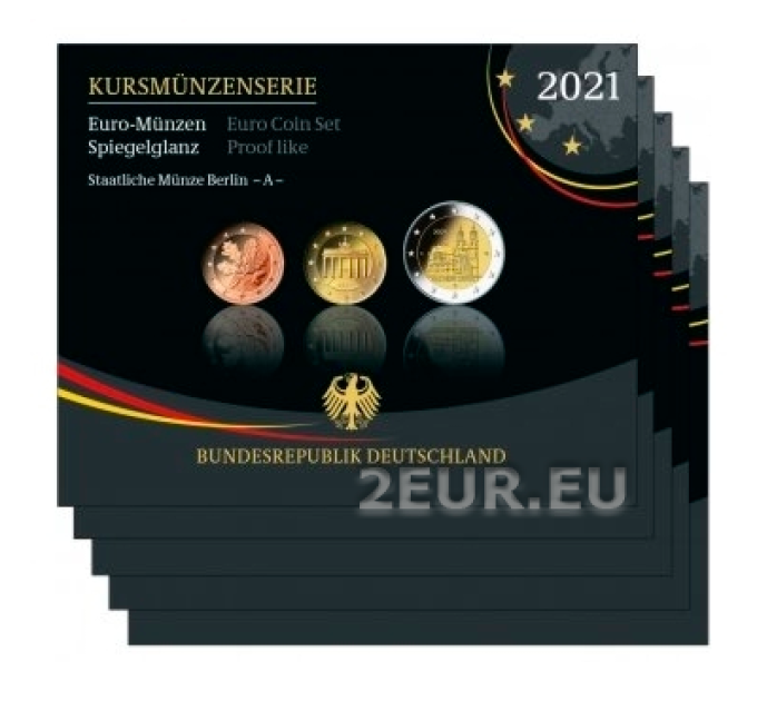 GERMANY SET PROOF 2021 - ADFGJ