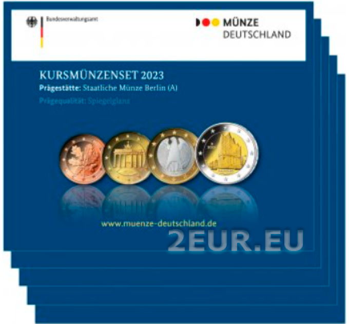 GERMANY SET PROOF 2023 - ADFGJ