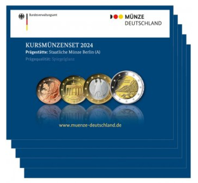 GERMANY SET PROOF 2024 - ADFGJ