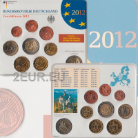 Saksamaa 2012 - eurokomplekt BU  
