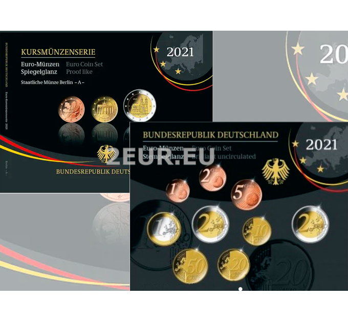 Germany 2021 - euro set BU