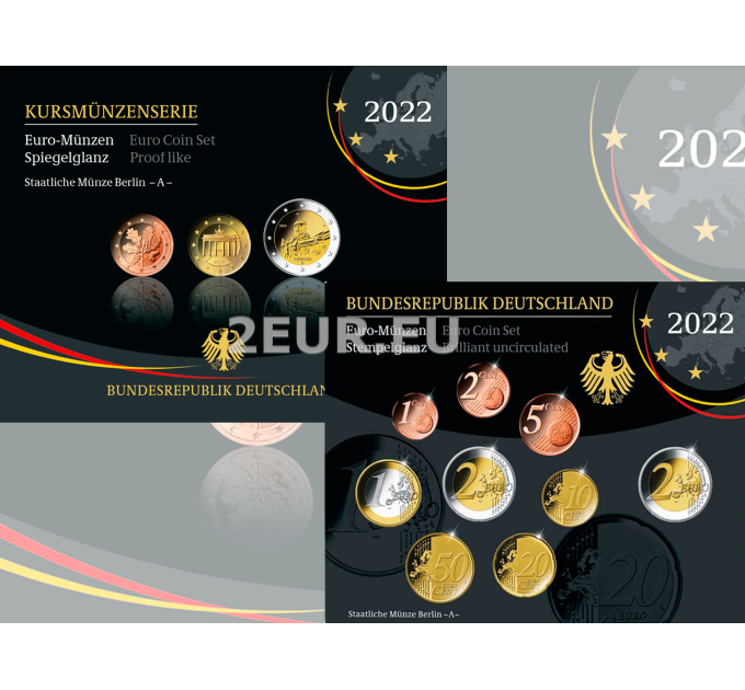 Germany 2022 - euro set BU