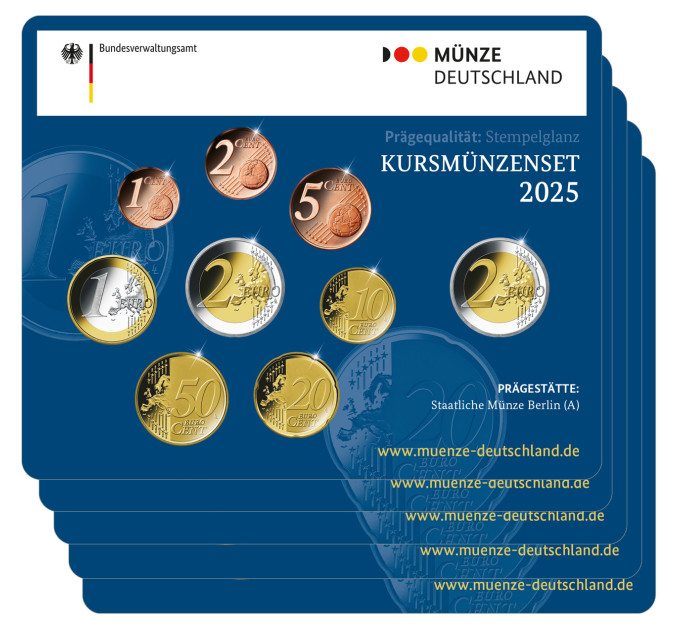 Germany euro set BU 2025