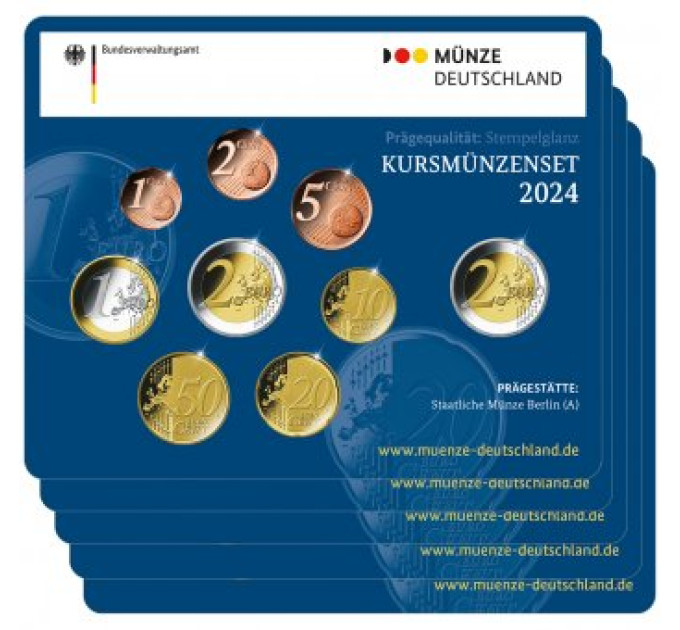 Germany euro set BU 2024