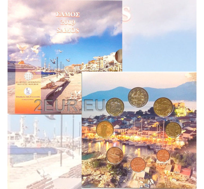 Greece euro set BU 2019 - euro set BU - Samos