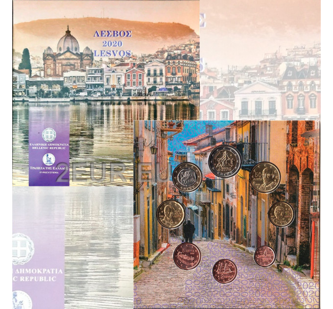 Greece euro set BU 2020 - euro set BU - Lesbos