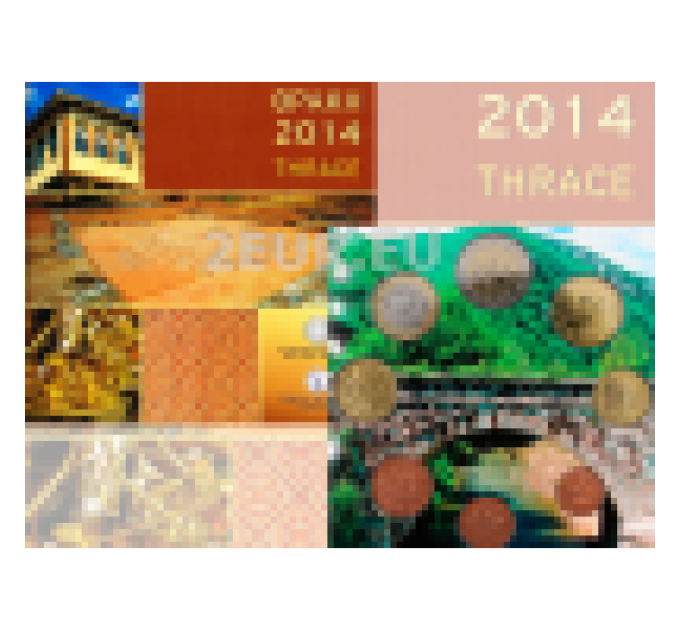 Greece euro set BU 2014 - euro set BU - Thrace