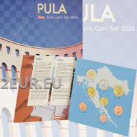Horvaatia euro komplekt BU 2024 - Pula