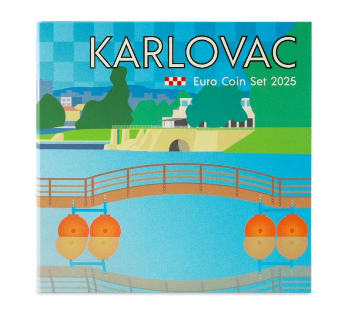 Croatia euro set BU 2025 - Karlovac