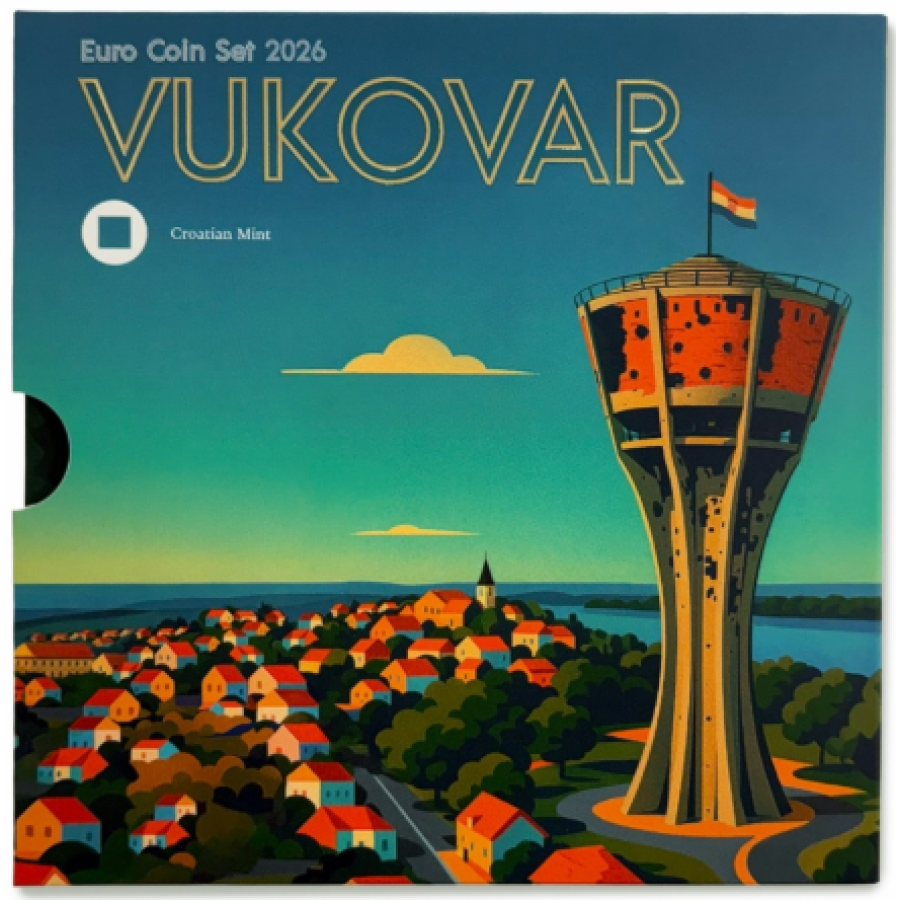 Horvaatia euro komplekt BU 2026 - Vukovar