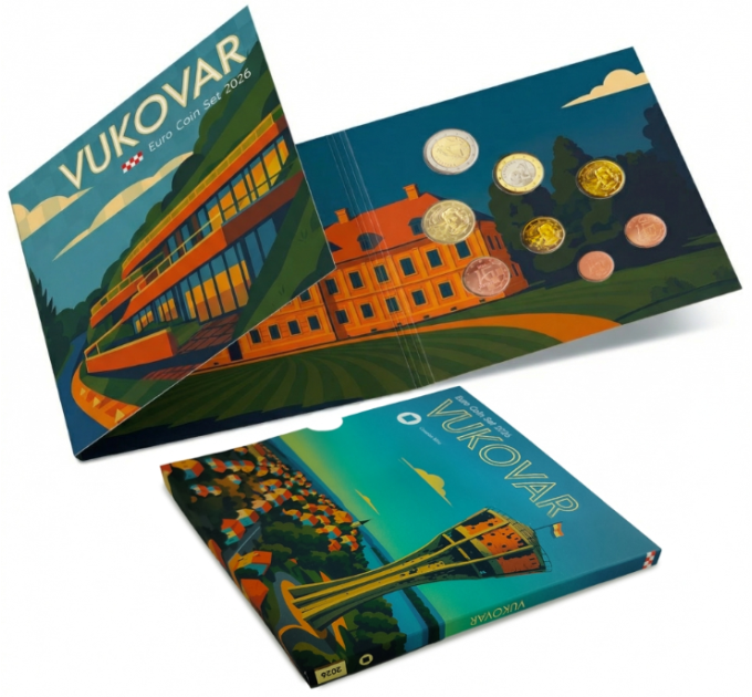 Croatia euro set BU 2026 - Vukovar
