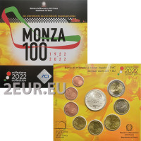 Itaalia 2022 – Eurokomplekt BU + hõbe - Autodromo Nazionale di Monza 100. aastapäev