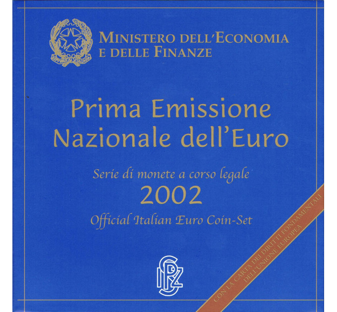 Italy Euro set BU 2002
