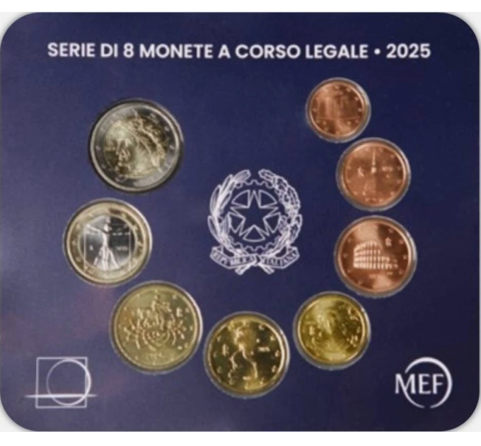 Italy Euro set BU 2025