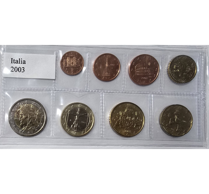 Italy euro set UNC 2004