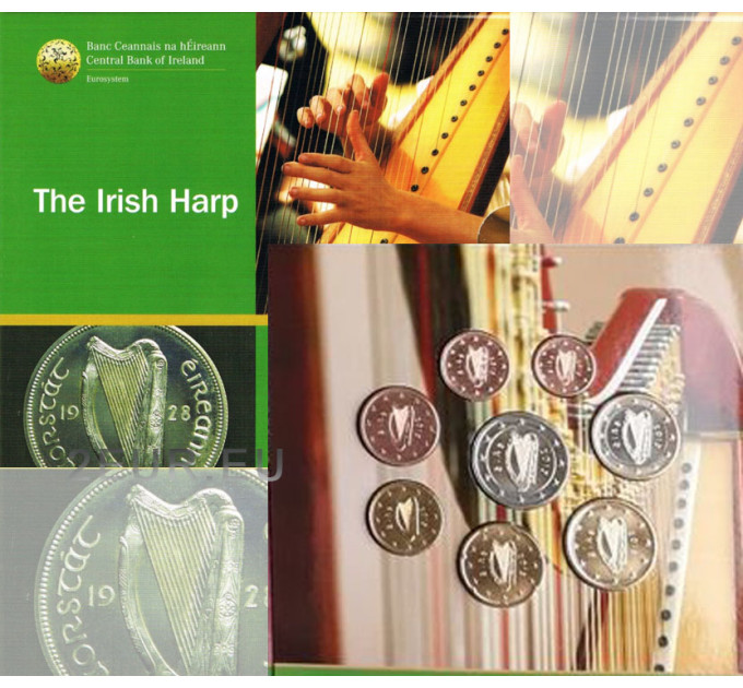 Ireland euro set BU 2013 - The Irish Harp