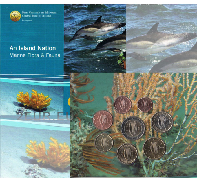 Ireland euro set BU 2015 - Marine Flora and Fauna