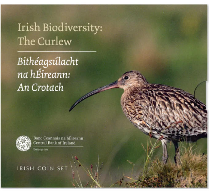 Ireland euro set BU 2024 - Bio-Diversity - The Curlew