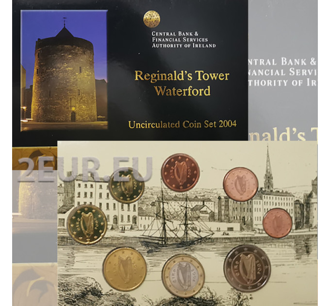 Ireland euro set BU 2004 - Cultural Heritage - Reginald`s Tower Waterfor