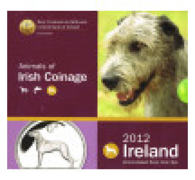 Ireland euro set BU 2012 - Animal motifs on Irish coins - Hound