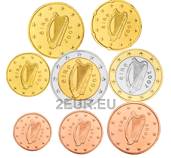Ireland 2007 - Euro set UNC