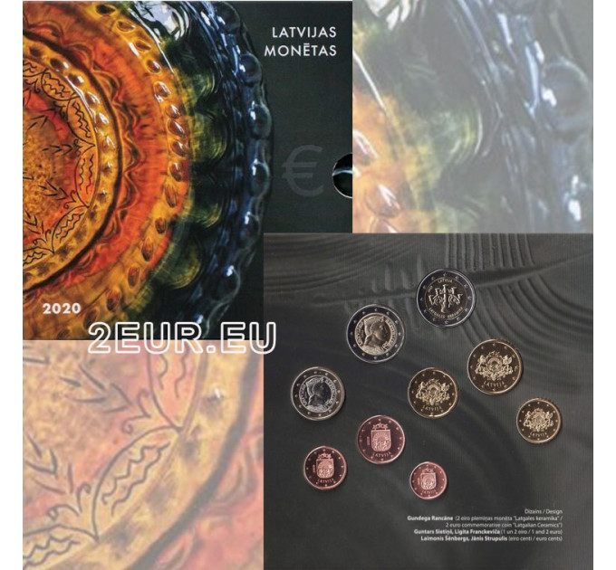Latvia 2020 - Euro set BU