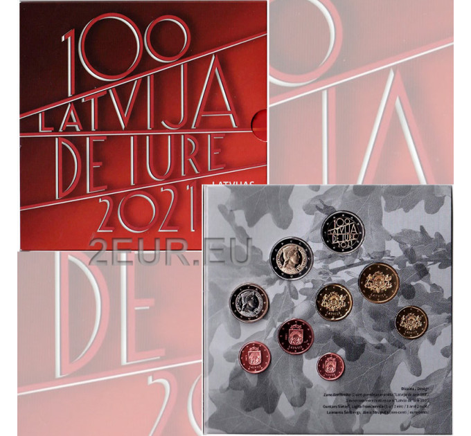 Latvia 2021 - Euro set BU