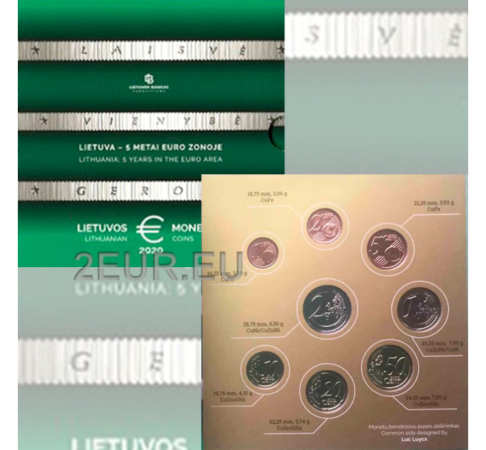 Lithuania 2020 - Euro set BU