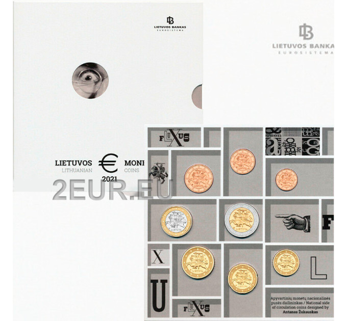 Lithuania 2021 - Euro set BU