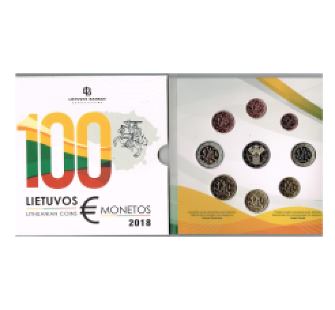 Lithuania 2018 - Euro set BU