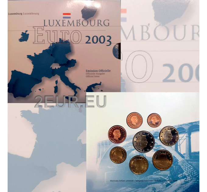 Luxembourg 2003 - Euro set BU