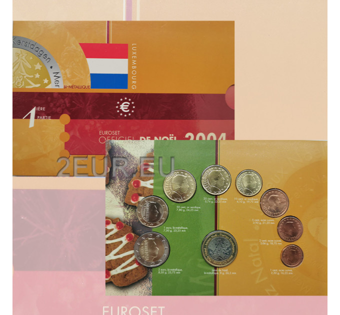 Luxembourg 2004 - Euro set BU