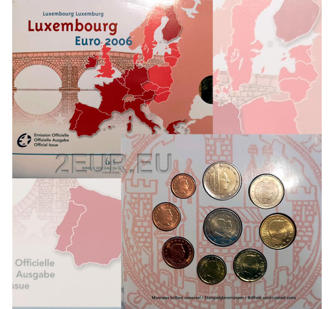Luxembourg 2006 - Euro set BU