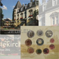 Luksemburg euro komplekt BU 2012 – Diekirchi linn