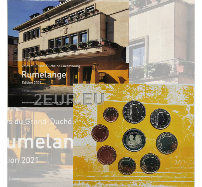 Luxembourg euro set BU 2021 - City of Rumelange