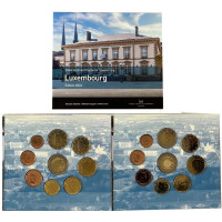 Luksemburg euro komplekt BU 2024 – Luksemburgi linn – 2 Euro Feierstëppler + Suurhertsog Guillaume II